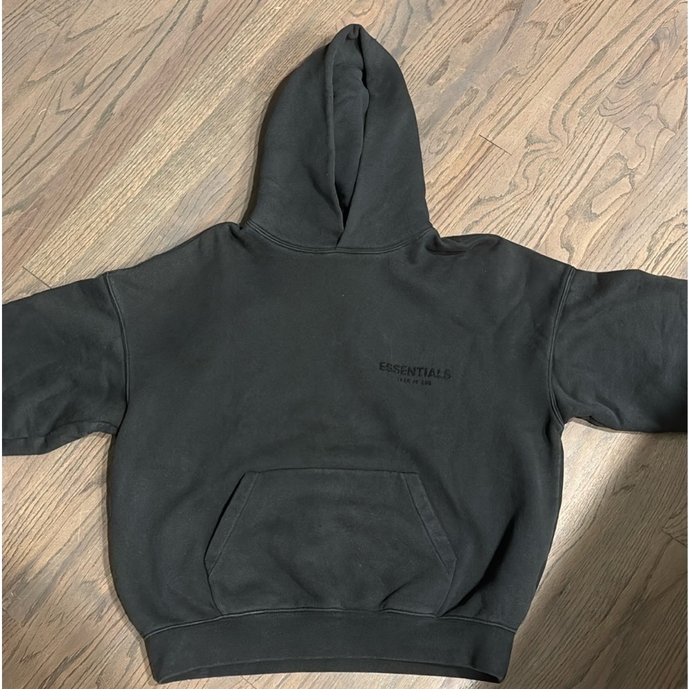 Black Essentials hoodie